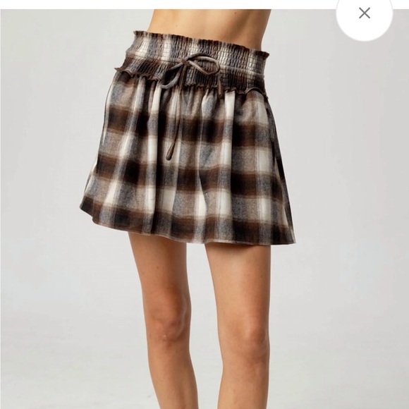 Sundays Plaid Maren Skirt in Coco Plaid - Picture 9 of 9